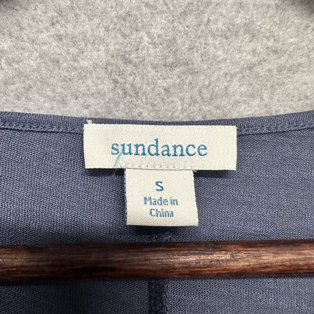 Sundance Lily's Paramour Womens Long Sleeve Crochet Top in‎ Stormy Blue Size S - Picture 9 of 12